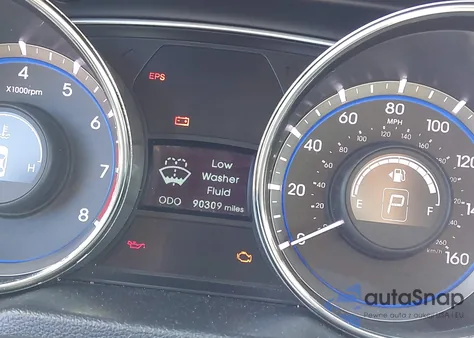 2012 Hyundai Sonata Gls Pzev из США, поврежденный, VIN 5NPEB4AC9CH448163